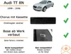 Autoradio Einbaupaket Blaupunkt Milano 200 BT für Audi TT Produktbild-Vorschau 2