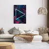 Poster - Poster ohne Rahmen - Leuchtend Dreieck Blätter - Produktbild-Vorschau 6