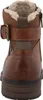 The back view of a brown, fur-lined boot. Anteprima dell’immagine prodotto