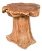 Massivholz Teak Beistelltisch MELAYA Natural ca.D 45cm Produktbild-Vorschau 7