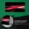 Wanduhr Bürouhr Leinwand Bild Geräuschlos 60x30 Wellen der Produktbild-Vorschau 5
