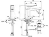 Ideal Standard bateria umywalkowa Tonic II projekcja 126mm Podgląd zdjęcia produktu 9