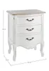 Kommode Justine 50 x 35 x 66 cm Holz Weiß Schrank Sideboard Produktbild-Vorschau 5