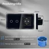 TAWOIA Touch Lichtschalter, EU Standard, 1 Fach Steckdose, Produktbild-Vorschau 2