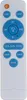 A white remote control with blue buttons for a light fixture. Produktbild-Vorschau
