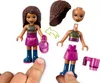 A LEGO Friends character is shown being assembled, with an arrow indicating a step. Podgląd zdjęcia produktu