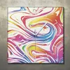 Wohnzimmer Leinwand Uhr Geräuschlos Küche 30x30 Farbig, Produktbild-Vorschau 1