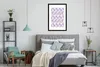 MuchoWow® MuchoWow® Gerahmtes Poster Blumen - Lila - Rosen Produktbild-Vorschau 7