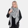 Knit Factory Coco Dreiecksschal - Grau - 190x85 cm Produktbild-Vorschau 2