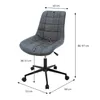 Kancelářská židle ML-Design v barvě antracit, z umělé kůže, Náhled obrázku produktu 6