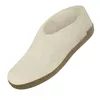 glerups Ledersohle Hausschuh Aus 100% reiner Naturwolle, Produktbild-Vorschau 2