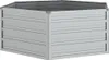 vidaXL Garten-Hochbeet 129x45 cm Verzinkter Stahl Silber Produktbild-Vorschau 1
