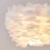 Wandleuchte 30CM Moderne Kreative Weiße künstliche Feder Produktbild-Vorschau 2