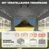 Arvioo Pavillon 3x3m mit Seitenwänden, Pop Up Faltpavillon Produktbild-Vorschau 6