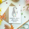 Mr. & Mrs. Panda Klappkarte Zahnarzt Magier - Weiß - Produktbild-Vorschau 3