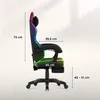 Huzaro Force 3.7 RGB Black Gaming-Stuhl mit ergonomischem Produktbild-Vorschau 7