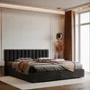 Čalouněný panel Obdélník 100 cm x 20 cm Černá MAGIC VELVET Náhled obrázku produktu 5