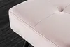 Design Sitzbank BOUTIQUE 100cm rosa Samt schwarze Produktbild-Vorschau 5