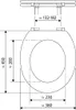WC-Sitz Gloss Nachbildung Sandbank Holzkern mit Produktbild-Vorschau 7