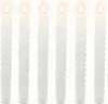Relaxdays LED Stabkerzen, 6er Set, HxD: 25 x 2 cm, Produktbild-Vorschau 1