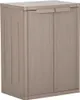 vidaXL Gartenschrank Braun 65x45x88 cm PP Holz-Optik Produktbild-Vorschau 7