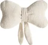BELIANI Dekokissen 3er Set Hellbeige Bouclé Stoff mit Produktbild-Vorschau 4