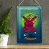 Blechschild Spruch 18x12cm Schmeiss alles hin werd Produktbild-Vorschau 3