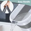 Seau pliable en silicone, seau polyvalent pour le ménage, Voir les images du produit 3