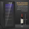 HOMCOM Weinkühlschrank Kompressor für 18 Flaschen, 50L Produktbild-Vorschau 4