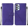 Galaxy A23 4G Hülle, Schlank Prägung Flip Leder Produktbild-Vorschau 1