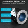 Nastro in alluminio nero EXLECO, 100 mm x 50 m, spessore Anteprima dell’immagine prodotto 3