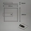 Lampada da soffitto a LED, sensore, nero, LED/14W Anteprima dell’immagine prodotto 6