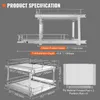 Product specifications and dimensions for a cabinet organizer. Anteprima dell’immagine prodotto
