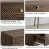 Schreibtisch Walnuss 100x35x80 cm Century Modern Produktbild-Vorschau 8