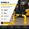 Rammschutzbügel 100 cm Stahl – Lagerschutz & Anfahrschutz Produktbild-Vorschau 4
