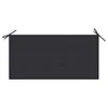 vidaXL Gartenbank mit Anthrazit Auflage 112 cm Massivholz Produktbild-Vorschau 7