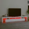Mobile TV con luci LED bianco 260x36,5x40 cm Anteprima dell’immagine prodotto 3