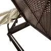 The Living Store Sonnenliege mit Dach Braun Poly Rattan Produktbild-Vorschau 9