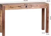 FineBuy Konsolentisch Massivholz Konsole mit 1 Schublade Produktbild-Vorschau 3