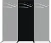 Set mit 2 Dekorplatten VELETA Schwarz H.160cm mit Mustern Produktbild-Vorschau 9