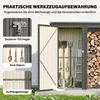 Outsunny 2-in-1 Kaminholzregal Außen verzinkter Stahl 235 x Produktbild-Vorschau 7