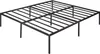 A black metal bed frame is shown from a slightly elevated, diagonal angle against a white background. Náhľad obrázku produktu