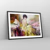 Gerahmtes Poster - Schwarzer Rahmen - Frau Modell - 70x50 Produktbild-Vorschau 8