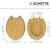 SCHÜTTE WC Sitz BAMBUS, massiver Toilettendeckel mit Produktbild-Vorschau 7