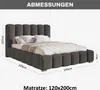 MOTIVENA Grand Bubble Polsterbett 120x200 mit Bettkasten, Produktbild-Vorschau 7