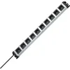 Kopp POWERversal, 1,4 m, Drinnen, Typ F, Schwarz, Silber, Produktbild-Vorschau 3