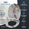 SANILO® WC-Sitz mit Absenkautomatik und Schnellverschluss Produktbild-Vorschau 2