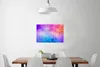 MuchoWow® Poster Wasserfarben - Orange - Rosa - Blau 60x40 Produktbild-Vorschau 2