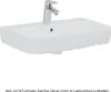 A white ceramic sink with a chrome faucet. Anteprima dell’immagine prodotto