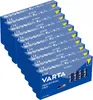 A stack of Varta AAA Industrial Pro alkaline battery packs. Produktbild-Vorschau